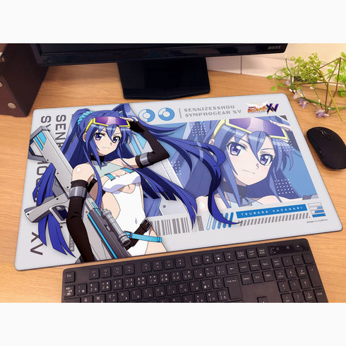 『戦姫絶唱シンフォギアXV』描き下ろしラバーマット(翼/サイバーミリタリー)