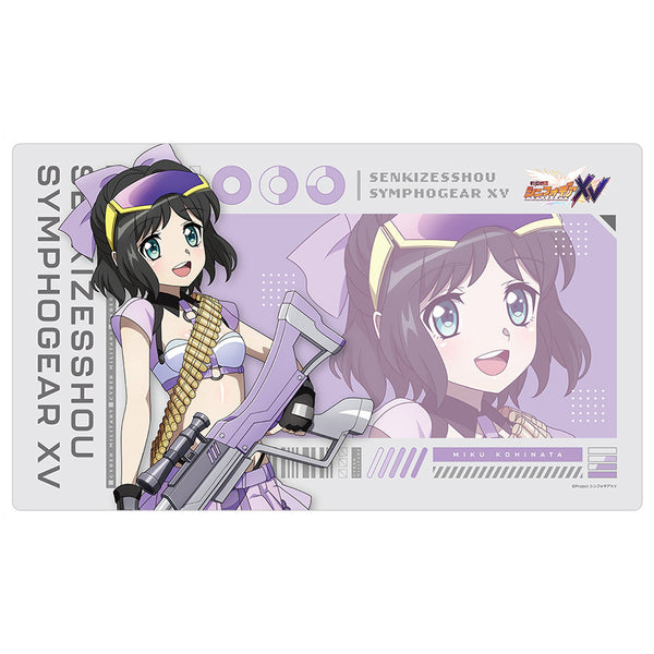 『戦姫絶唱シンフォギアXV』描き下ろしラバーマット(未来/サイバーミリタリー)