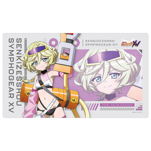 『戦姫絶唱シンフォギアXV』描き下ろしラバーマット(キャロル/サイバーミリタリー)