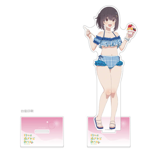 『日々は過ぎれど飯うまし』描き下ろし特大アクリルスタンド(河合まこ/水着)