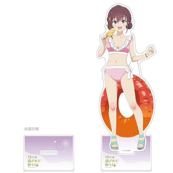 『日々は過ぎれど飯うまし』描き下ろし特大アクリルスタンド(古舘くれあ/水着)