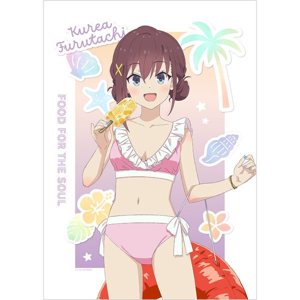 『日々は過ぎれど飯うまし』描き下ろしB2タペストリー(古舘くれあ/水着)Wスエード