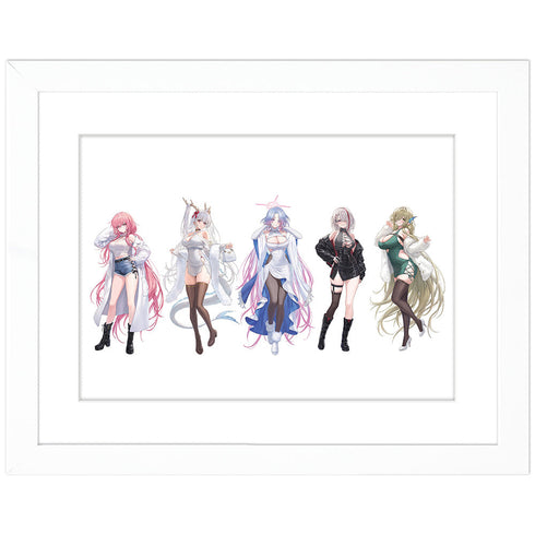 『アズールレーン』描き下ろし キャラファイングラフ(冬デート)A4