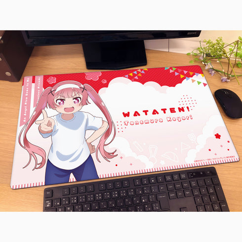 "An Angel Has Descended Upon Me! Precious Friends" Original Illustration Rubber Mat (Koi Tanemura / Sports Day)