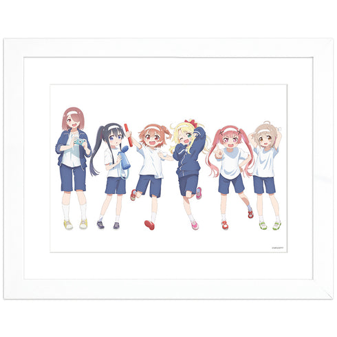 "An Angel Has Descended Upon Me! Precious Friends" Original Character Fine Art Print (Sports Day) A4
