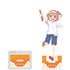 『私に天使が舞い降りた!プレシャス・フレンズ』描き下ろし特大アクリルスタンド(星野ひなた/運動会)