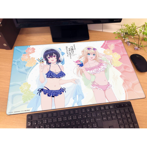 『クラスで2番目に可愛い女の子と友だちになった』描き下ろしラバーマット(水着)