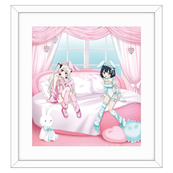 『となりの吸血鬼さん』描き下ろし複製原画(ソフィー&灯/ゆめいろバニー)