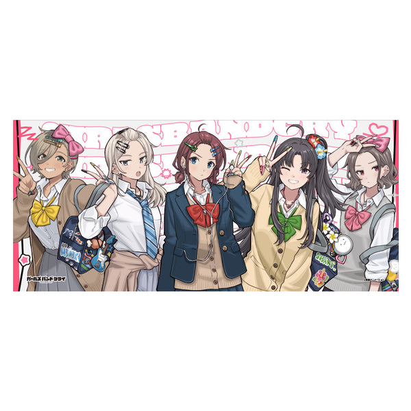 『ガールズバンドクライ』描き下ろしスポーツタオル(平成ギャル)