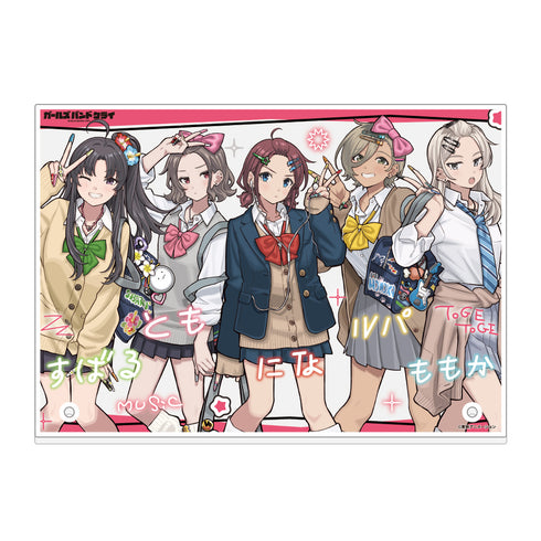 『ガールズバンドクライ』描き下ろしアクリルパネル(平成ギャル)