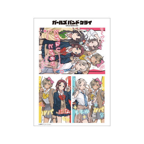 "Girls Band Cry" Original Sticker Set (Heisei-Era Gals)