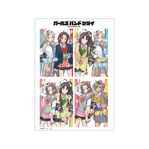 "Girls Band Cry" Original Sticker Set (Heisei-Era Gals)