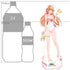 "Childhood Friends Don't Make for Romantic Comedies" Exclusive Extra-Large Acrylic Stand (Hiato/Marine Sailor Swimsuit)