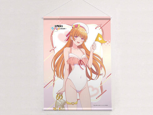 "Childhood Friends Don't Make for Romantic Comedies" Original B2 Tapestry (Hiato/Marine Sailor Swimsuit) Double Suede