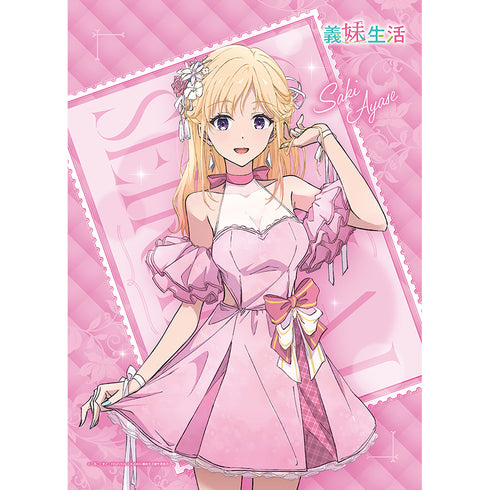 『義妹生活』描き下ろしB2タペストリー(綾瀬沙季/パーティドレス)Wスエード