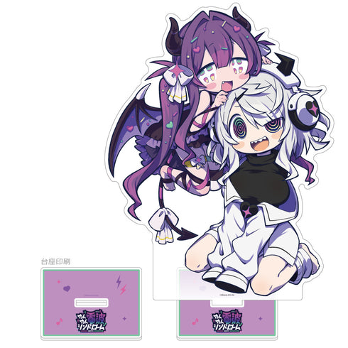 "YunYun Denpa Syndrome" Exclusive Extra-Large Acrylic Stand (Q-chan & YunYun)