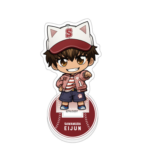 "Diamond no A Act II" Acrylic Stand (Eijun Sawamura / Sukajan Outfit)