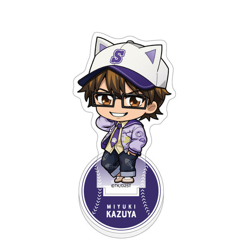 "Diamond no A Act II" Acrylic Stand (Kazuya Miyuki / Sukajan Outfit)