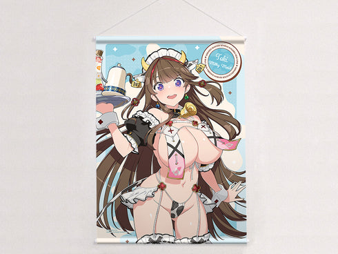 『シノビマスター 閃乱カグラ NEW LINK』描き下ろしB2タペストリー(鴇/ミルキーメイド)Wスエード