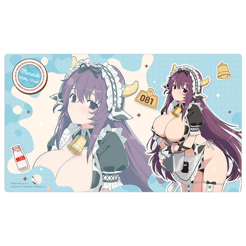 『シノビマスター 閃乱カグラ NEW LINK』描き下ろしラバーマット(紫/ミルキーメイド)