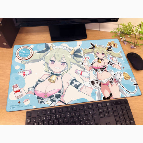 『シノビマスター 閃乱カグラ NEW LINK』描き下ろしラバーマット(華風流/ミルキーメイド)