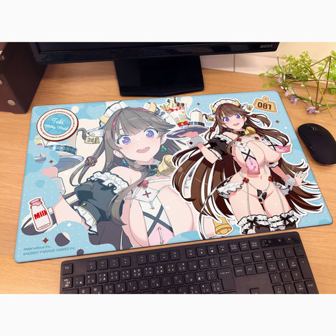 『シノビマスター 閃乱カグラ NEW LINK』描き下ろしラバーマット(鴇/ミルキーメイド)