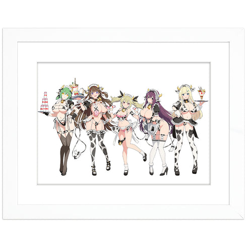 『シノビマスター 閃乱カグラ NEW LINK』描き下ろしキャラファイングラフ(ミルキーメイド)A4
