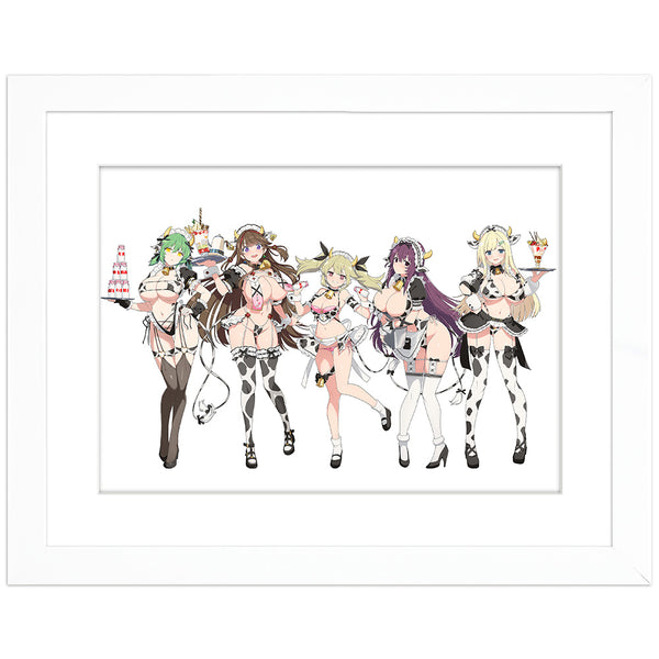 『シノビマスター 閃乱カグラ NEW LINK』描き下ろしキャラファイングラフ(ミルキーメイド)A4
