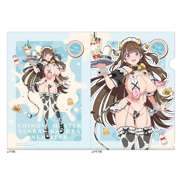 『シノビマスター 閃乱カグラ NEW LINK』描き下ろしクリアファイル(鴇/ミルキーメイド)