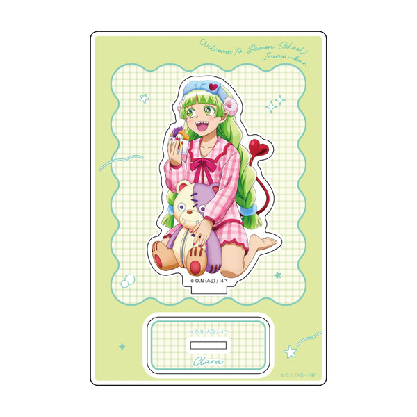 『魔入りました!入間くん』描き下ろしアクリルスタンド(ウァラク・クララ/パジャマパーティー)