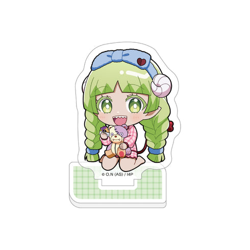 『魔入りました!入間くん』ミニキャラアクリルスタンド(ウァラク・クララ/パジャマパーティー)