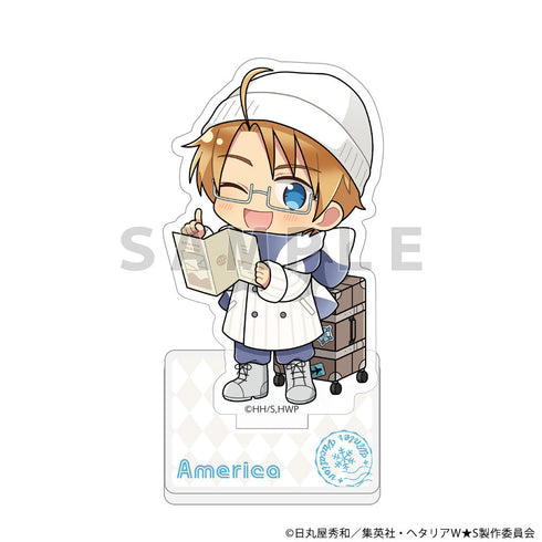 『ヘタリア World★Stars』アクリルスタンド(アメリカ/ウィンターバケーション)