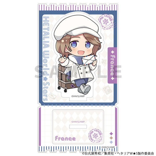 『ヘタリア World★Stars』アクリルスタンド(フランス/ウィンターバケーション)