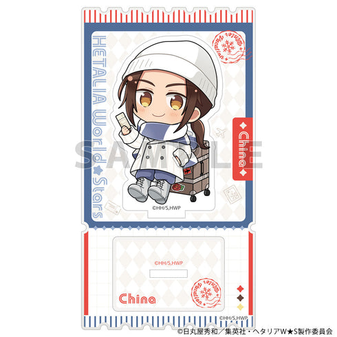 『ヘタリア World★Stars』アクリルスタンド(中国/ウィンターバケーション)