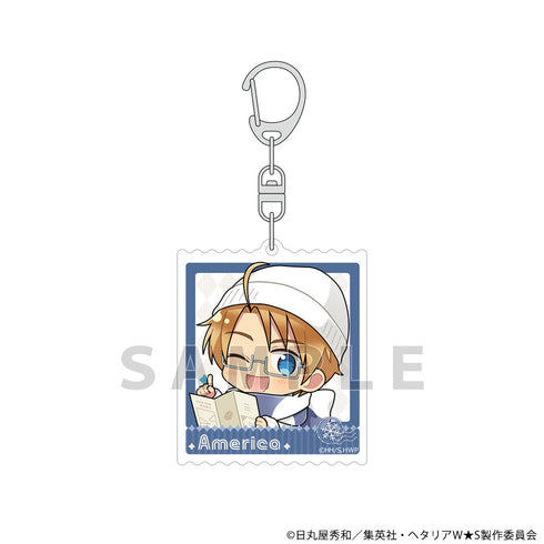 『ヘタリア World★Stars』アクリルキーホルダー(アメリカ/ウィンターバケーション)