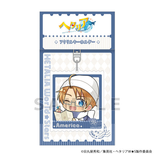 『ヘタリア World★Stars』アクリルキーホルダー(アメリカ/ウィンターバケーション)