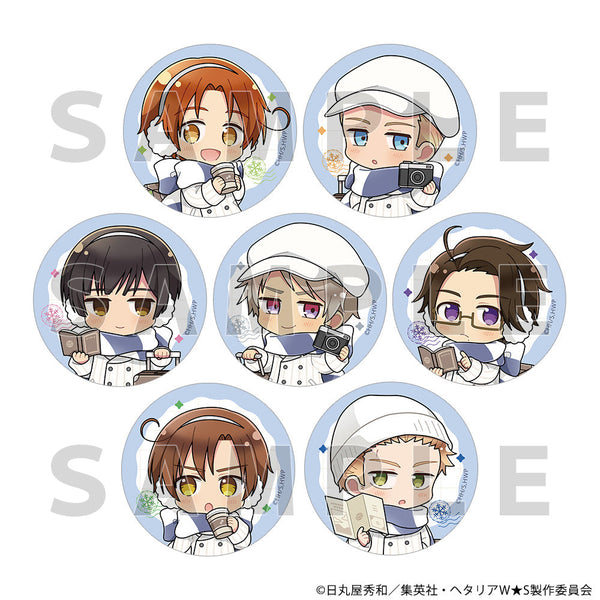 『ヘタリア World★Stars』トレーディング缶バッジ(ウィンターバケーション/ver.A)【BOX】