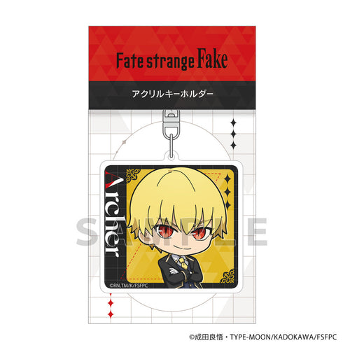 『Fate/strange Fake』アクリルキーホルダー(アーチャー/執事&メイド)