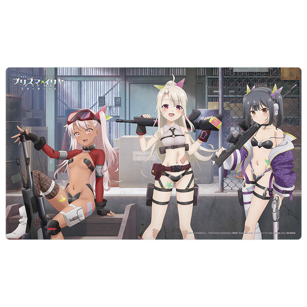 『Fate/kaleid liner プリズマ☆イリヤ Licht 名前の無い少女』描き下ろしラバーマット(イリヤ&美遊&クロエ/ミリタリー)