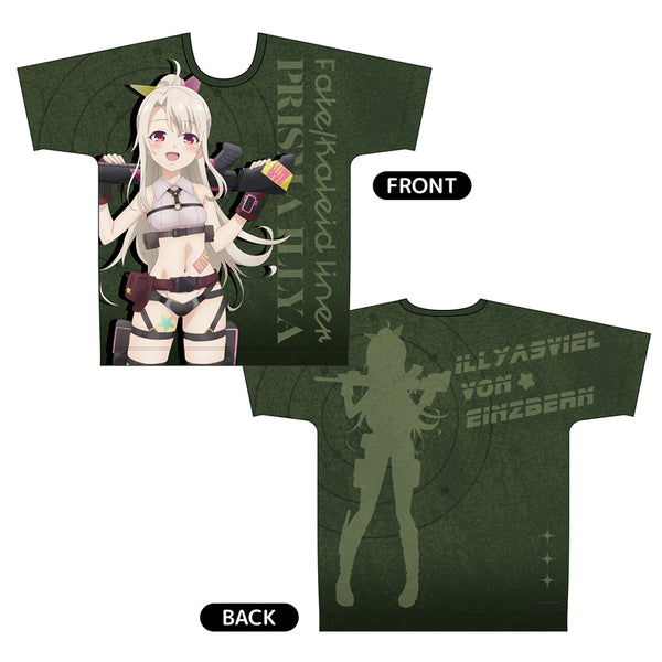 『Fate/kaleid liner プリズマ☆イリヤ Licht 名前の無い少女』描き下ろしフルグラフィックTシャツ(イリヤ/ミリタリー)