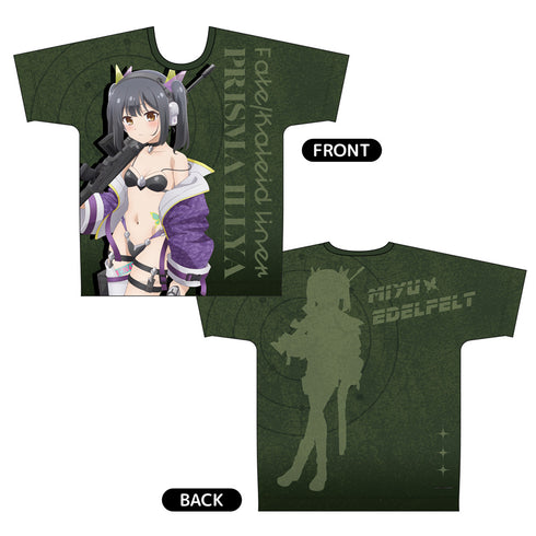 『Fate/kaleid liner プリズマ☆イリヤ Licht 名前の無い少女』描き下ろしフルグラフィックTシャツ(美遊/ミリタリー)