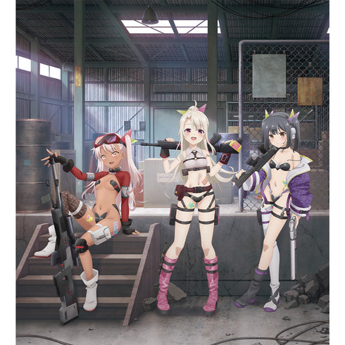 『Fate/kaleid liner プリズマ☆イリヤ Licht 名前の無い少女』描き下ろし複製原画(イリヤ&美遊&クロエ/ミリタリー)