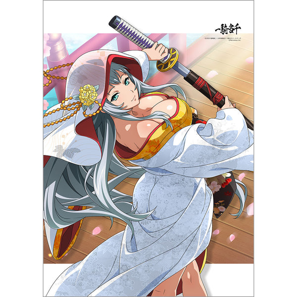 『一騎当千』B2タペストリー(趙雲子龍/白無垢の美相)Wスエード