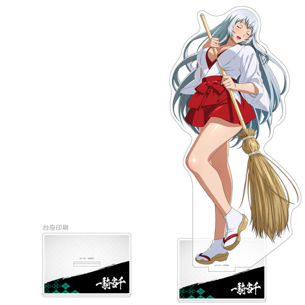 『一騎当千』特大アクリルスタンド(趙雲子龍/清箒の巫女)