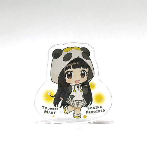 "There Are Too Many Losing Heroines!" Die-Cut Acrylic Block (Yasuki Nukizumi / Animal-Ear Hoodie)