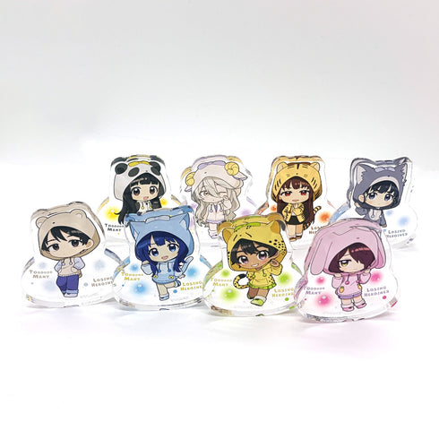 "There Are Too Many Losing Heroines!" Die-Cut Acrylic Block (Yasuki Nukizumi / Animal-Ear Hoodie)
