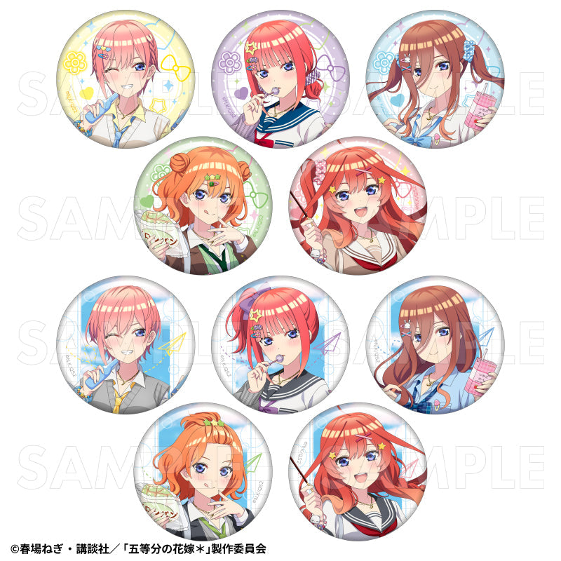 五等分の花嫁　中野三玖　缶バッジ　アオハル 五等分の花嫁 中野三玖 缶バッジ