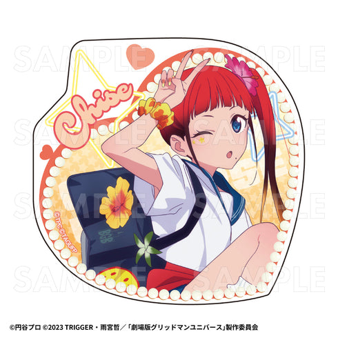 『グリッドマンユニバース』HEISEIアオハルStyle ダイカットステッカー 飛鳥川ちせ