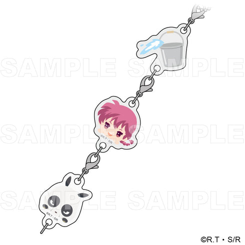 『らんま1/2』ちょこっテ! 3連アクリルキーホルダー バケツ・らんま・玄馬