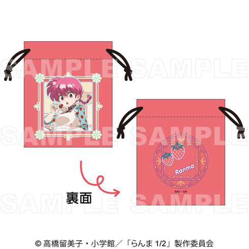 『らんま1/2』ちゃぽんっ! フルーツフレーバー ミニ巾着ポーチ らんま